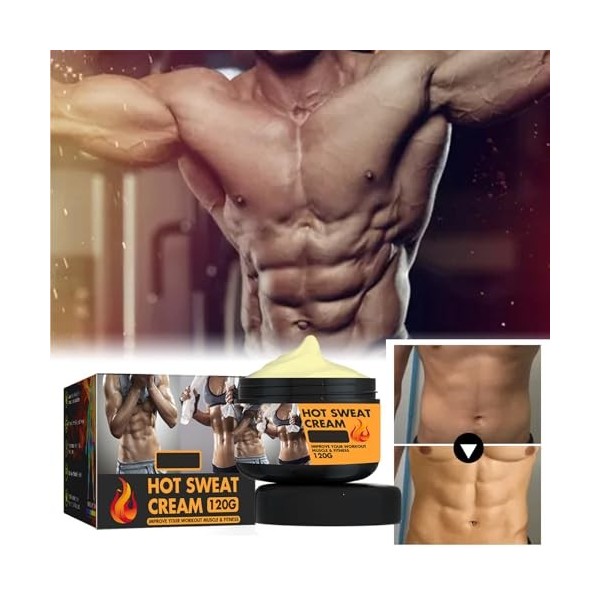 Crème Muscles Abdominale,Crème Musculaire Raffermissante pour le Ventre,Creme Anti Cellulite for Abdomen Leg Body Waist Shapi