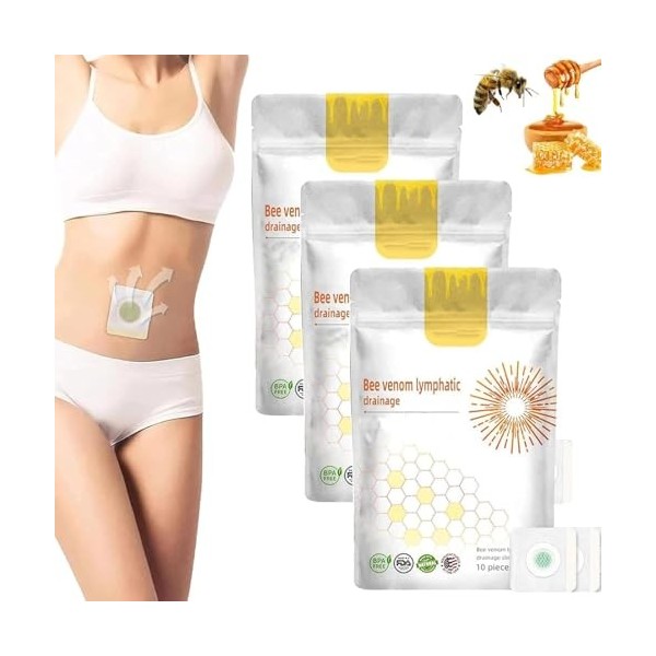 Pansements amincissants au venin dabeille - Drainage lymphatique - Convient aux personnes de tous âges 10 