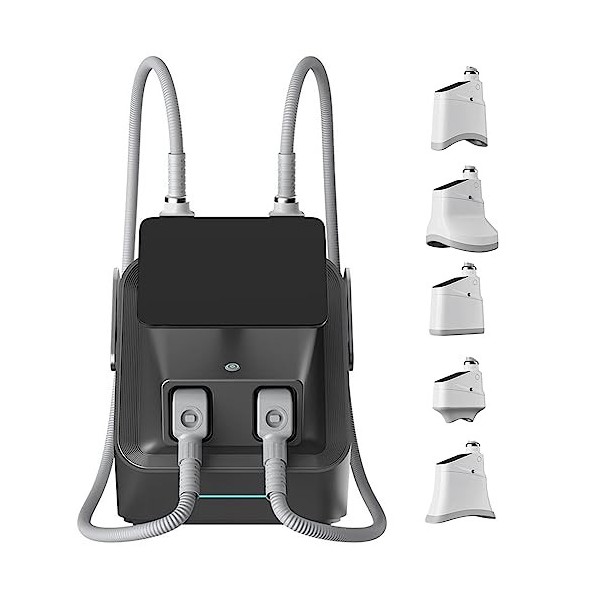 XNYXLPP Machine de congélation des Graisses cryogéniques 360, 5 applicateurs avec écran Tactile, Refroidissement des Semi-con