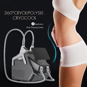 XNYXLPP Machine de congélation des Graisses cryogéniques 360, 5 applicateurs avec écran Tactile, Refroidissement des Semi-con