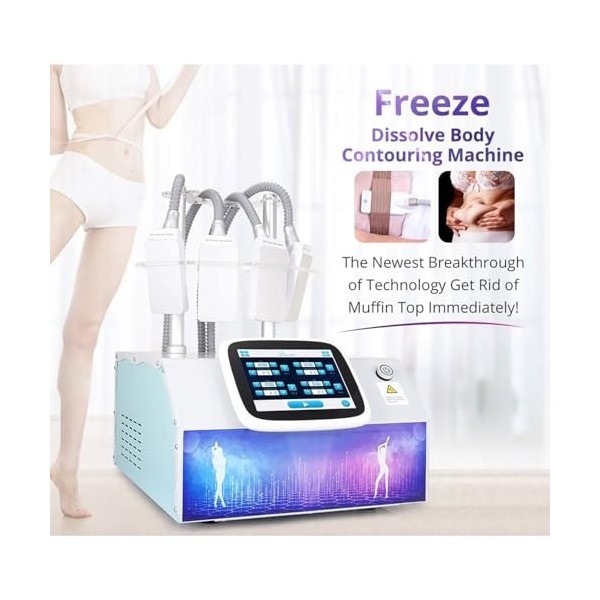 Appareil De Modelage du Corps Commercial 400 W, Appareil Amincissant À Compresse Froide À Écran Tactile De 8 Pouces avec Rése