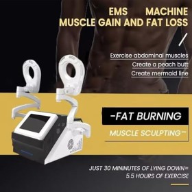 Machine Minceur Body Sculpt,machine Renforcement Musculaire Avec 2 Poignées Magnétiques, Énergie Et Forceréglables À 100%,con