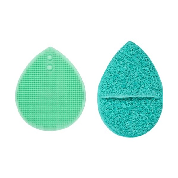 CALA. Duo Déponges Exfoliant Visage - Cleansing Sponge Duo