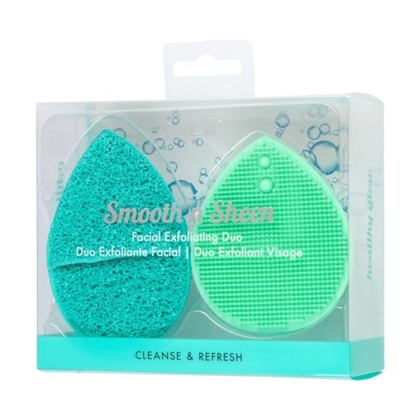 CALA. Duo Déponges Exfoliant Visage - Cleansing Sponge Duo