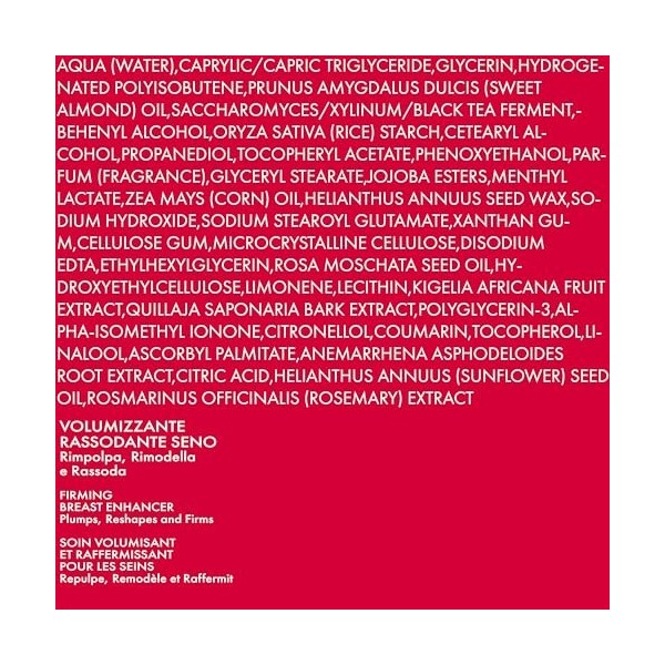 Push Me Up Firming Breast Enhacer by Pupa Milano for Women - 5.07 oz Cream