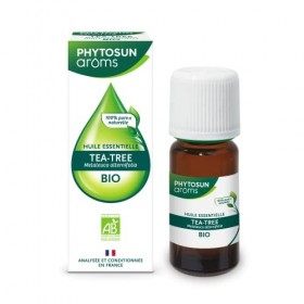 Phytosun Arôms - Huile Essentielle de Tea Tree Bio - 100% pure et naturelle - 10ml