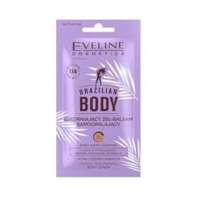 Eveline Cosmetics Gel-Baume Autobronzant Brésilien pour le Corps, Formule Hydratante et Raffermissante avec Érythrulose, DHA 