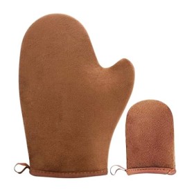 2 Pièces Gant Autobronzant, Gant Autobronzants Applicateur, Velours à Aouble Face Gant, Applicateur de Lotion, Pour Autobronz