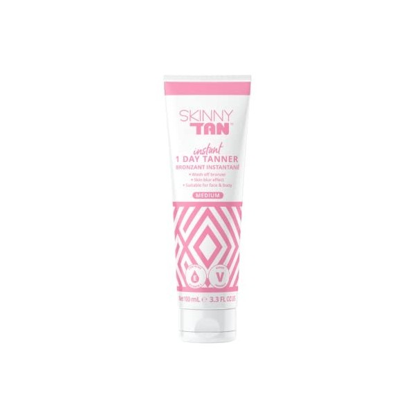 Skinny Tan Clear Self-Tanning Mousse - Self Tanner with Hyaluronic Acid and Aloe Vera - Fast Drying Provides Gorgeous Glow - 