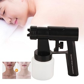 Spray Tan Machine, Spray de Bronzage Soleil Sunless HVLP Turbine Spray 200 Ml Pistolet de Pulvérisation Réglable Professionne