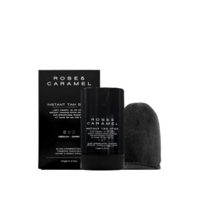 Bâton de bronzage instantané Skinstant Rose & Caramel, Was Off Tan, résistant à leau, aux éclaboussures, à la transpiration,