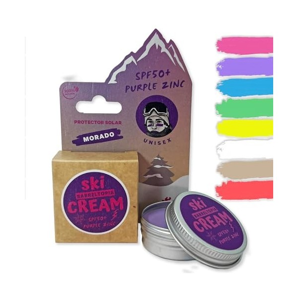 Barreltopia Crème Solaire Visage Ski SPF 50+ - Protection Totale Enfant et Adultes - Stick Solaire Skincare Sunscreen Ski - C