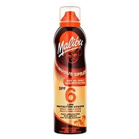 Malibu Spray dHuile Sèche Continue SPF 6 175 ml
