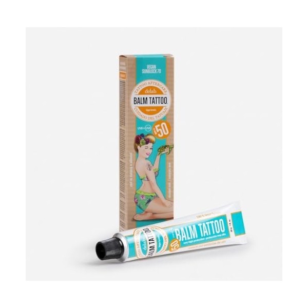 Balm Tattoo Crème solaire végétalienne 50+ 30 g