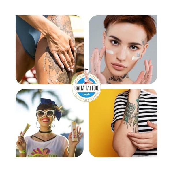 Balm Tattoo Crème solaire végétalienne 50+ 30 g