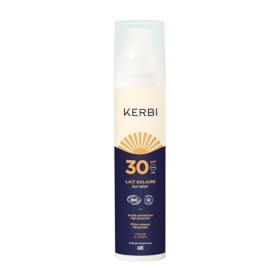Crème Solaire Bio SPF 30 Parfum Iodé Monoi, 99,3% Naturelle, Vegan, Kerbi