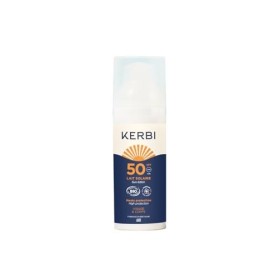 Crème Solaire Bio SFP 50 Voyage, Texture Agréable, Parfum Délicat, 50g, kerbi, minéral, naturelle
