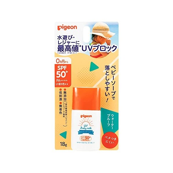 Pigeon UV Baby Milk Waterproof - SPF50+ - 18g