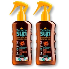 Tabaiba Sun Aloe Vera Lot de 2 sprays dhuile solaire