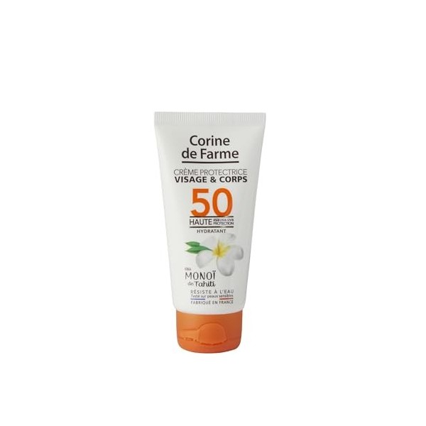 Corine de Farme - Lait Protecteur SPF50+ KIDS - Haute Protection Solaire Visage et Corps - pour Peau Fragile des Enfants - Mo