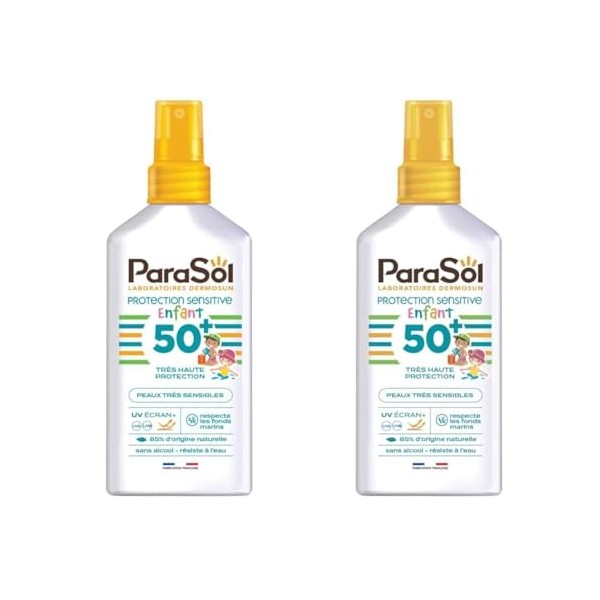 ParaSol Spray Protecteur 50+ FPS Spécial Enfants Lot de 2 