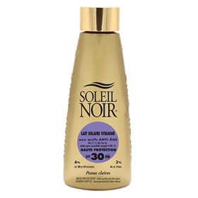 Soleil Noir Lait Solaire Vitaminé Haute Protection SPF30 150 ml Lot de 2 