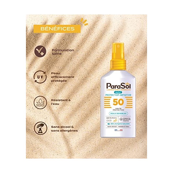 ParaSol Spray Protecteur 50 FPS Mini Lot de 2