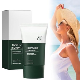 Crème Solaire Haute Protection, Crème Solaire Visage SPF 50++,Protège la Peau Contre les Rayons UVA et UVB, la Pollution de l