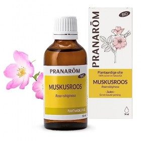 Pranarôm | Rose Musquée Bio - Huile Végétale | Huile Précieuse | Riche en Omégas 3 | 50 ml