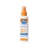 Mixa Solaire Peaux Sensibles - Spray Soin Solaire Haute Protection SPF 30+ UVA, UVA longs, UVB - Visage et Corps - Adultes et