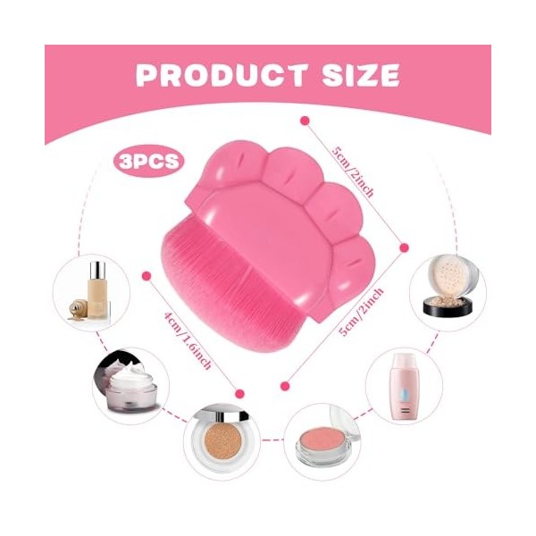 Ruzister Sunblock Buddy Brush Lot de 3 applicateurs de protection solaire pour enfants avec étui de protection pour une appli