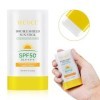 Barre Solaire Spf 50 +, Barre Solaire Solide, 20G Double Shield Sun Bar | Crème Solaire Hydratante, Longue Durée De Vie Imper