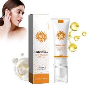 Lotion Solaire Spf 50 + Pa + + +, 50ml Crème Solaire Pour Le Visage Crème Solaire Uv Lotion Solaire Pour Le Visage Hydrate Le