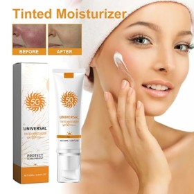 Lotion Solaire Spf 50 + Pa + + +, 50ml Crème Solaire Pour Le Visage Crème Solaire Uv Lotion Solaire Pour Le Visage Hydrate Le