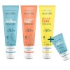 eco elio sustainable sun cream package "Awesome Foursome" I 4 crèmes solaires avec SPF30 & SPF 50 I Crème solaire corps & vis