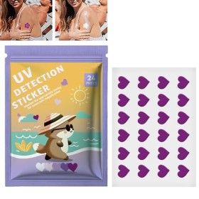 Patchs de Détection UV,Patch de Protection Solaire,Patch de Détection de Protection Solaire,Autocollant de Détection du Solei