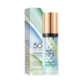 Crème Solaire, 3 Couleurs Solaire Bio SPF 50+, Sunscreen, Isolation et Dissimulation, Crème Solaire Visage, Protection Solair