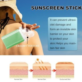 KARLOR Jasmin Crème solaire en stick pour le visage et le corps Protection solaire SPF 50+ PA+++ Rayonnement UVA/UVB Crème so