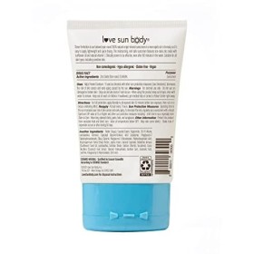 Love Sun Body, 100% dorigine naturelle, Crème solaire minérale Sheer Perfection FPS 30 pour le corps, sans parfum, lotion so