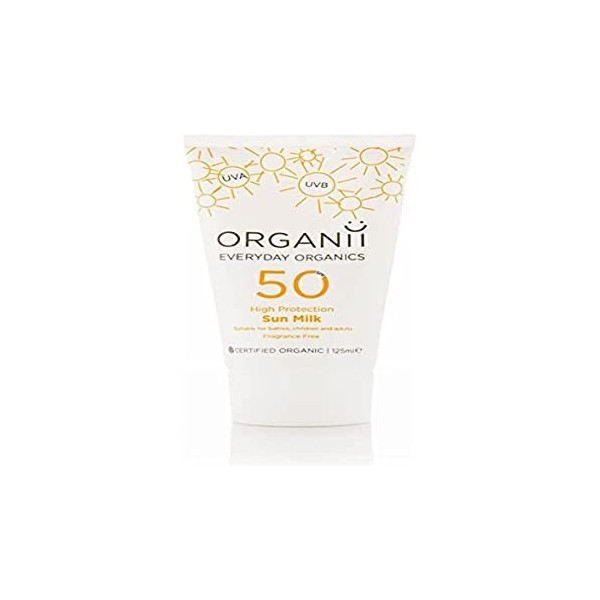 Organii Sun Milk Cream with SPF 50 125 ml by Organii,