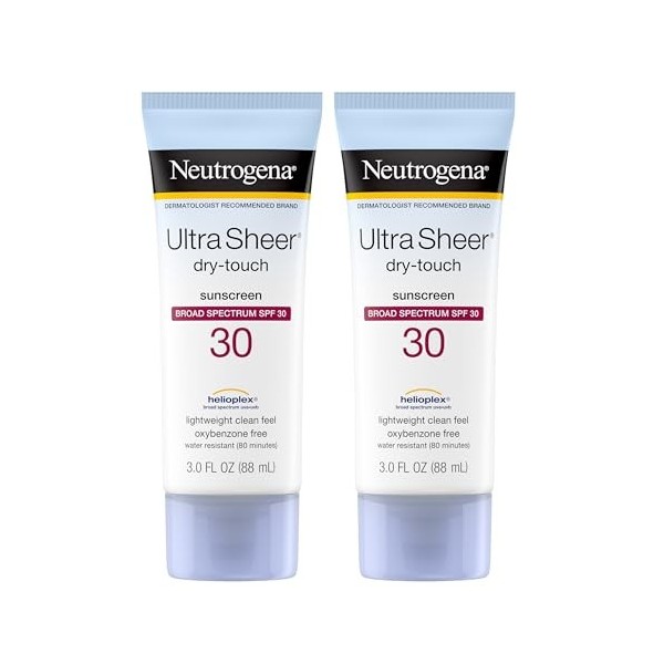 Neutrogena Ultra Sheer Dry-Touch Sunscreen, SPF 30, 3 Ounces Pack of 2 by Neutrogena BEAUTY English Manual 