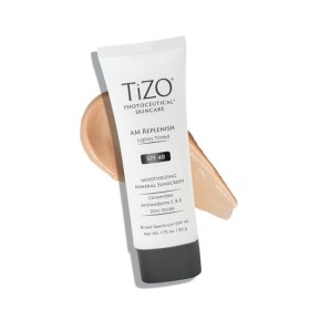 Tizo Photoceutical AM Replenish SPF 40 - Lightly Tinted For Unisex 1.75 oz Sunscreen