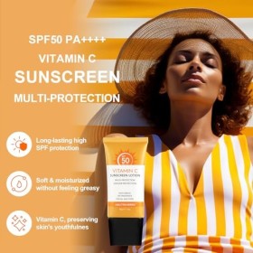NEUTRIHERBS Sunscreen Tinted SPF 50 for Face & Body, PA++++ Sunblock Lotion, Broad Spectrum, Vitamin E and Vitamin C Face Sun