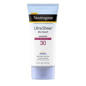 Neutrogena Ultra Sheer Dry-Touch Lotion solaire résistante à leau et non grasse avec large spectre SPF 30, 5 fl. oz
