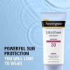 Neutrogena Ultra Sheer Dry-Touch Lotion solaire résistante à leau et non grasse avec large spectre SPF 30, 5 fl. oz