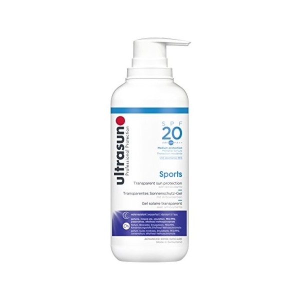 Ultrasun Sports gel SPF 20