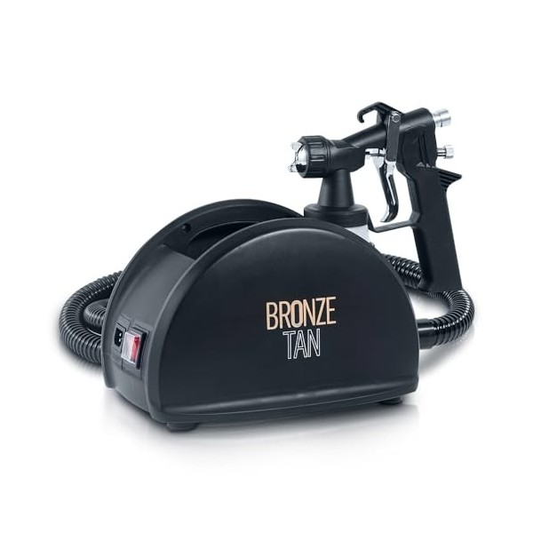 Bronze Tan Machine de bronzage professionnelle Machine de bronzage aérographe HVLP Mobile + livret de programme de formation 