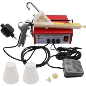 Petite Machine De Pulvérisation Électrostatique, Pistolet De Revêtement en Poudre Portable À 2 Vitesses 10-15Psi, Équipement 