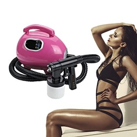 ZhiLianZhao Machine De Bronzage Jet De Bronze Mat, Aérographe De Bronzage Machine, avec Spray Tan Gun, pour Améliorer Teint P