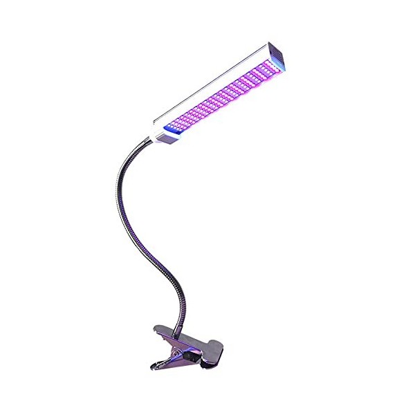 RISELY Lampe Bronzage pour La Maison,Lampe Bronzage Pliable Réglable avec Base À Clipser, Bronzage Naturel 365 Nm, Zone Dirr